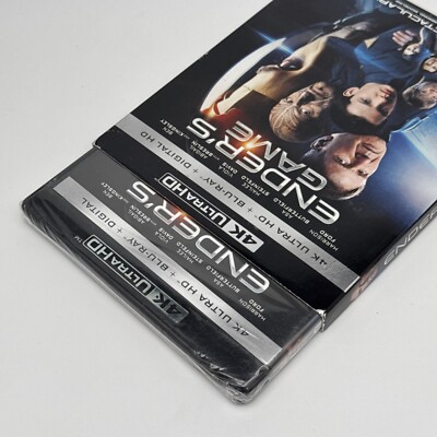 NEW Ender's Game (2013) 4K Ultra HD Blu-ray 2-Disc US Release w/SLIPCOVER