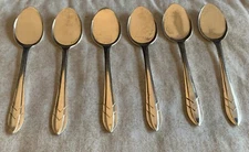 Sheffield England Loxley Silverplate Jelly Spoon 5" Maurice Stables (6) Mid-Cent