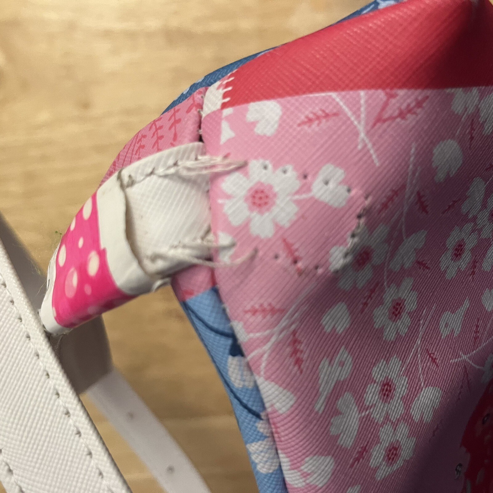 Rare Hello Kitty Loungefly Patch Work Backpack Mi… - image 8