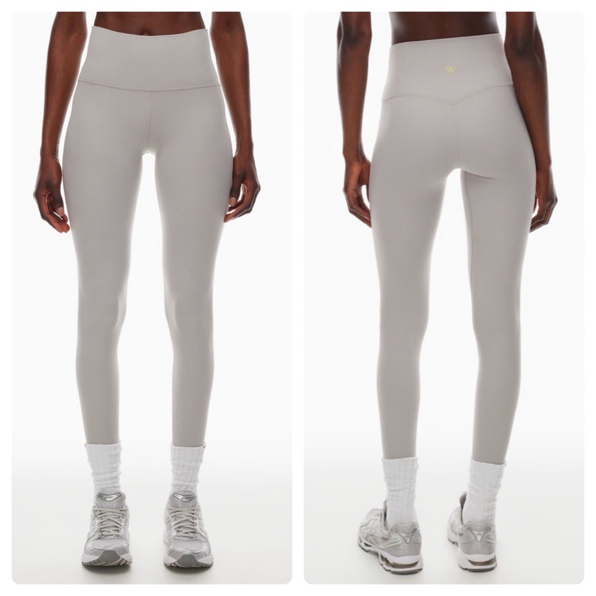 NEW Size 10 Aritzia Golden BUTTER New Cheeky Hi-Rise Cropped Legging Ashen  Grey