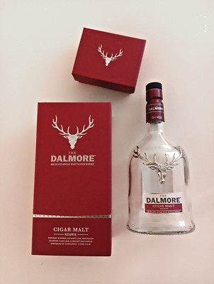 Dalmore Highland Single Malt Scotch Whisky Cigar Malt Reserve Empty Bottle + Box