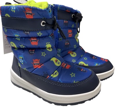 Kinder Warm Gefütterte Winter Boots Stiefel Bequeme Prints Schuhe Junge