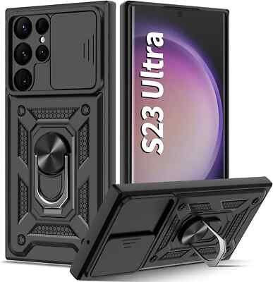 Stoßfeste Ring Hülle für Samsung S23 S24 S25 Ultra S22 S21 S20FE S23 A54 A14 A16