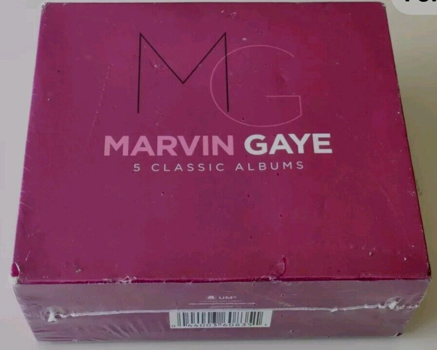 MARVIN GAYE 5 Classic Albums 5CD Box Set Motown 2012 Sealed Jewel Case Collection