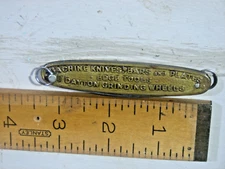 Vtg Ring Turn Open Simonds Worden White Co  Dayton Ohio Pocket Knife