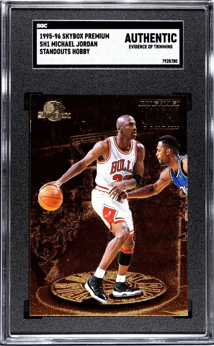Michael Jordan 1995-96 Skybox Premium Standouts #SH1- SGC Michael Jordan 1995-96 Skybox Premium Standouts #SH1- SGC