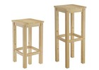 Barhocker Kiefer Massivholz Tresenhocker Jugendzimmer Kinderhocker Holzmöbel