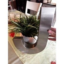 Silver metal sign letter - Letter J great wall decor