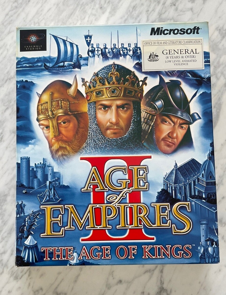 Age Of Empires II 2: The Age Of Kings PC Game Original Box