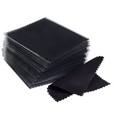 100pcs Premium Jewelry Cleaning Cloth Silver Polishing Cloth Individually Wra...