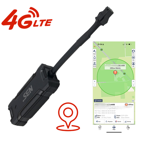 4G GPS Tracking Device Tracker Vehicle Car Motor/Electric Bike Caravan Hardwired - Picture 2 of 9