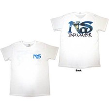 Image of Nas Still City Infill T-Shirt White New