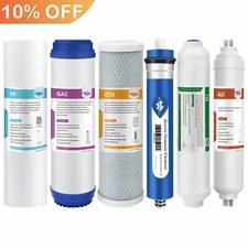 3/4/5/6 Stage 50/75/100/150G Reverse Osmosis System Water Filter Replacement Set