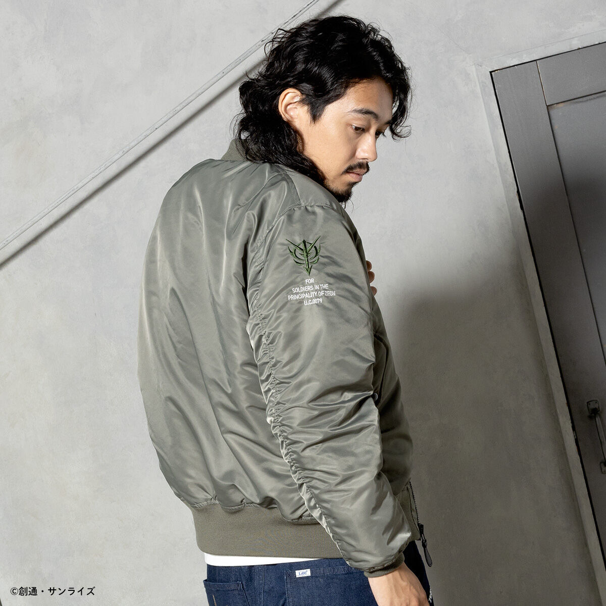 PSL STRICT-G.ARMS Mobile Suit Gundam MA-1 jacket ZEON FORCES PSL STRICT-G.ARMS Mobile Suit Gundam MA-1 jacket ZEON FORCES