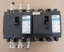 LOT OF 2: FUJI AUTO BREAKERS EA33 15A S POLE 41-15943 MADE IN JAPAN