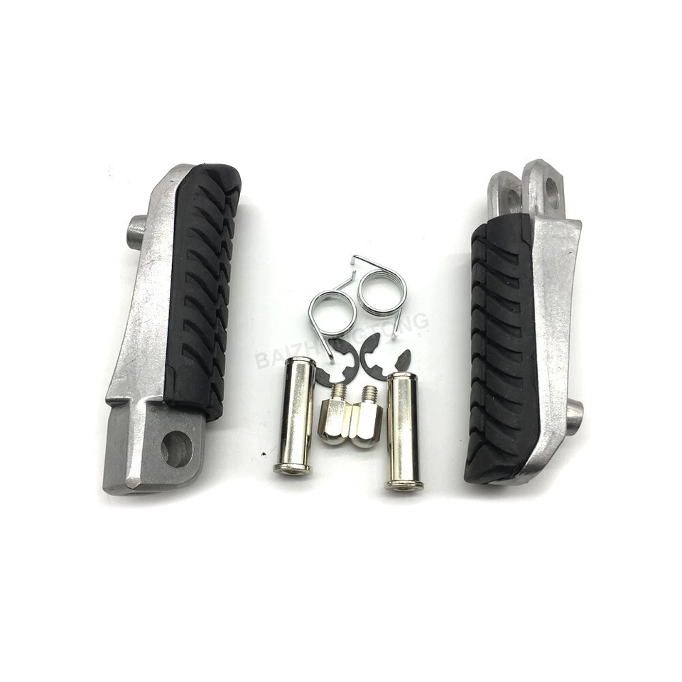 Black Driver Front Foot Pegs Bracket Fit for Kawasaki Ninja ZX14 ZX14R 2006-2018 - Imagem 4 de 4