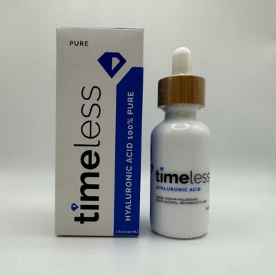 Timeless HYALURONIC ACID SERUM 100% Pure (1 oz/ 30mL )