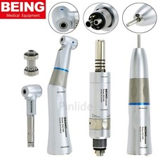 BEING Dental Contra Angle/Straight Handpiece 4 Hole Air Motor Low Speed fit KAVO