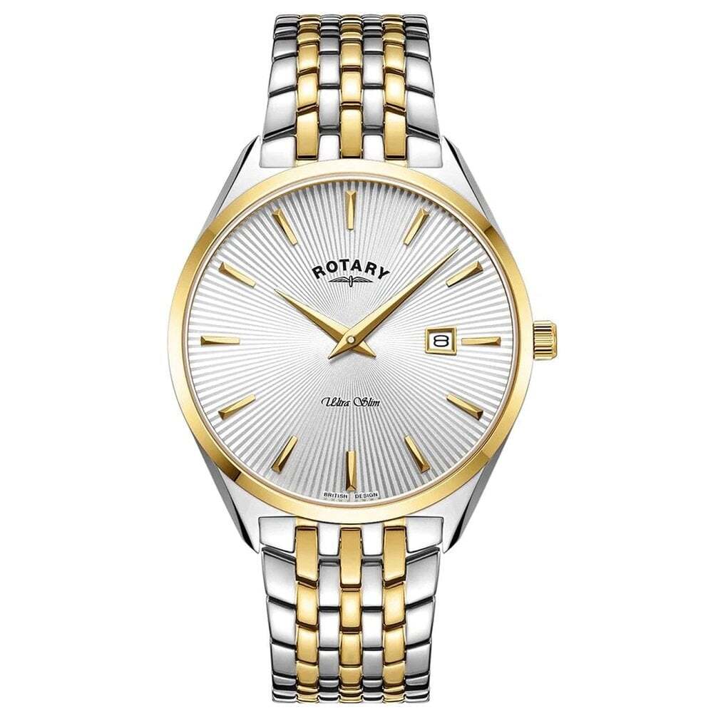 Rotary Watch GB08011/02 Mens Two Tone Ultra Slim