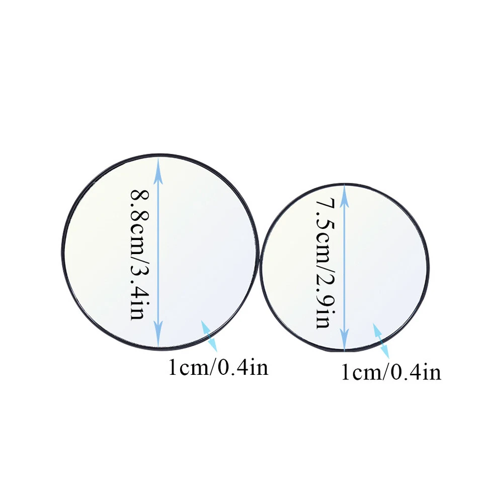 Magnifying Make Up Mirror 2/3/5/10x Round Large View Easy Suction Cup Mount US* - Image 2 of 4