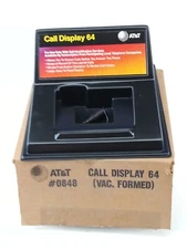 Original Vintage 1980s Call Display 64 Caller ID Plastic Sales Display W/ Box