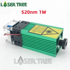 LASER TREE 520nm 1W Green Engraving Laser Module High Power Laser Head