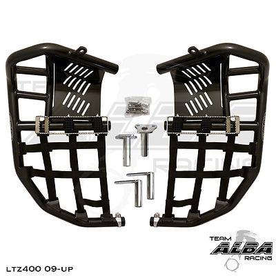Suzuki LTZ 400 Nerf Bars Pro Peg 09 and up Alba Racing Black/Black