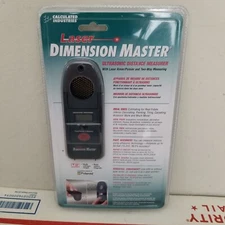 Laser Dimension Master Ultrasonic Distance Measurer Calculated Industries Sealed