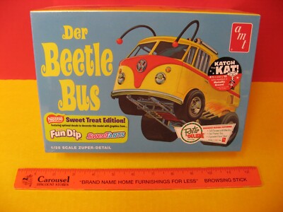 2016 AMT RETOR DELUXE Der BEETLE BUS VW VAN + STAND 1 in 12 METALLIC GREEN