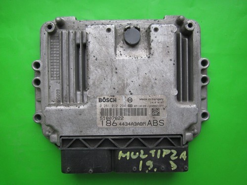 Calculateur Occasion Fiat Multiplat - Référence Bosch 0281012294 / 51807822 EDC16C39 - Origine France