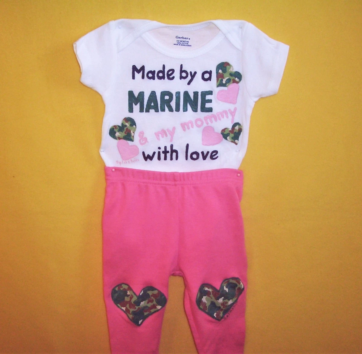 Baby girl marine clearance outfit