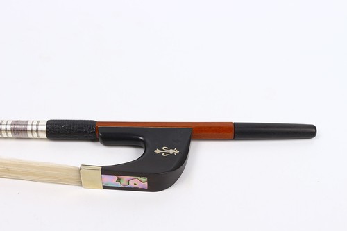 Brazil Wood 3/4 Upright Double Bass Bow High Handle Bow Advance Horsehair - Picture 3 of 7