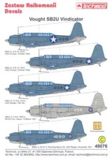 Techmod Decals 1/48 VOUGHT SB2U VINDICATOR w/Photo Etch