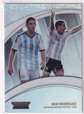 Carte Chromo Maxi Rodriguez - Argentina 2022 - Fansmall - Autographiée /25 - S-MRO