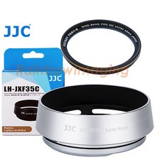 JJC LH  JXF35C Silver Hood  43mm MRC Nano UV Filter 4 FUJINON LENS XF35mmF2 R WR