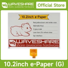 Waveshare 10.2inch e-Paper display (G), E-ink display, 960x640 for Raspberry Pi