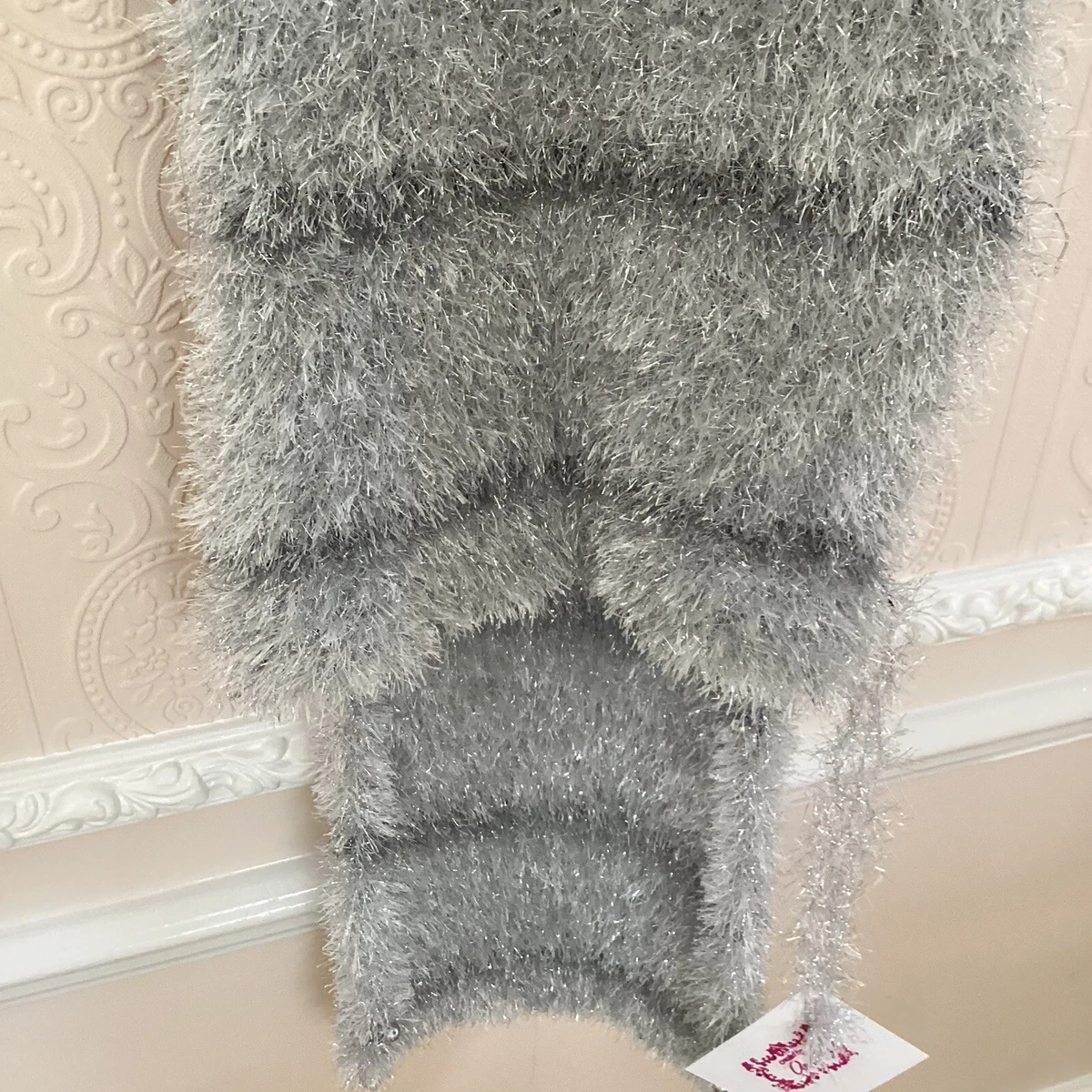 Silver hotsell glitter scarf