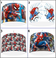 SPIDER-MAN Spidey Ceiling Light shade  Lampshade 4 DESIGNS IN 2 SIZES 10" 12" 