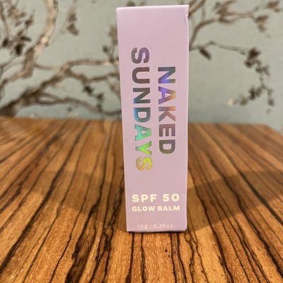 Naked Sundays Glow Balm Eyeshadow Highlighter Stick Champagne 10g SPF 50
