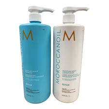Moroccanoil MOISTURE REPAIR Shampoo & Conditioner Duo Set 33.8 oz / 1 liter each