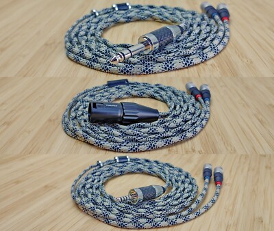 Gold Plated Pure Silver cable MrSpeakers Dan Clark Stealth Ether Flow Aeon Alpha