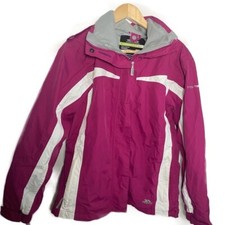 Trespass Tp75 Waterproof Performance Pink Jacket Size Medium