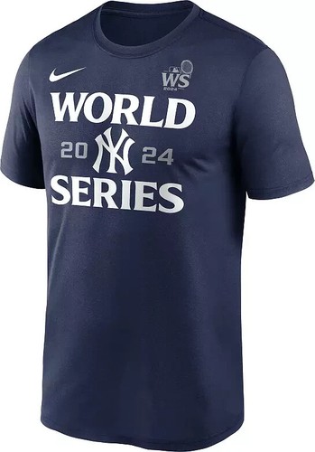 New York Yankees Men's Nike Dri Fit 2024 World Series T-Shirt Navy XXL BNWT $45 - Picture 2 of 3