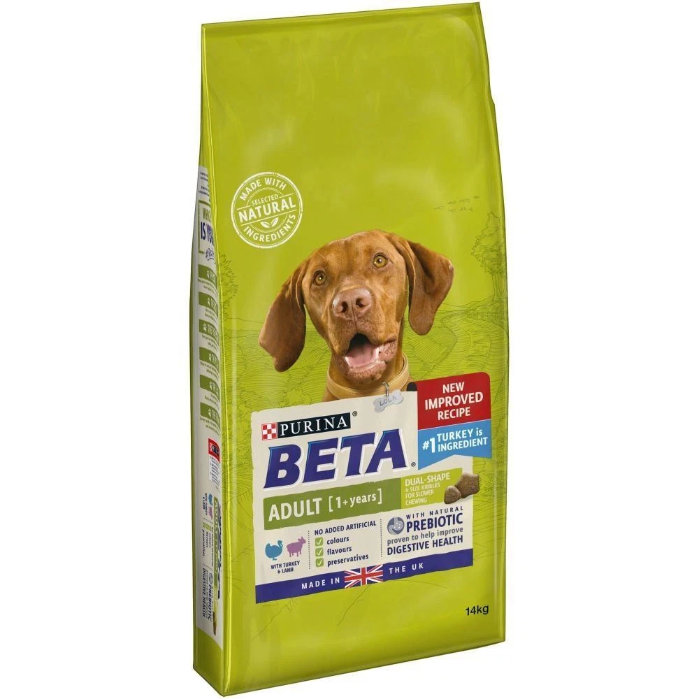 Purina Beta Adult With Turkey & Lamb 14kg Dry Dog Food