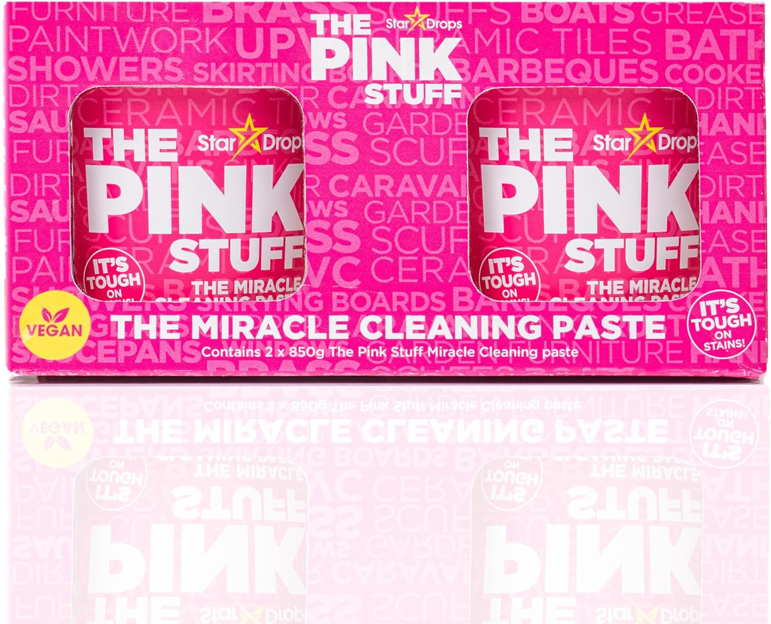 - the Pink Stuff - the Miracle All Purpose Cleaning Paste 850G Twin Pack