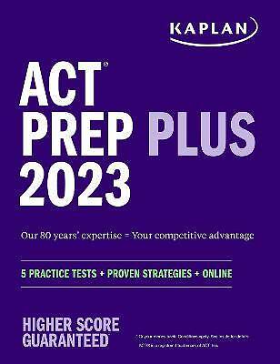 ACT Prep Plus 2023 enthält 5 Übungen in voller Länge