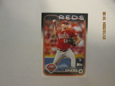 CARSON SPIERS REDS 2024 TOPPS SERIES 2 ROOKIE CARD #365. rookie card picture