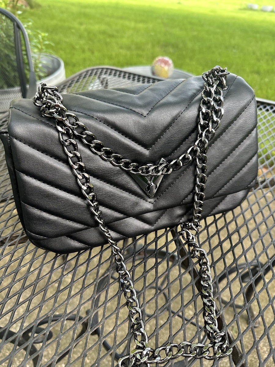 Valentino Orlandi Black Quilted Shoulder Bag | eBay