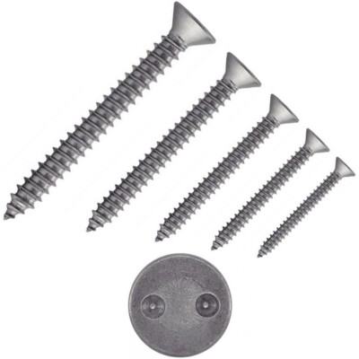 Senkkopf Sicherheitsschrauben Zweilochantrieb Art. 9102 Edelstahl A2 C Snake-eye