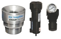 Exair Adjustable Aluminum Air Amplifier Kit, Inlet Dia.:4 - 6243 Exair Adjustable Aluminum Air Amplifier Kit, Inlet Dia.:4 - 6243